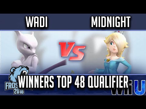Frostbite 2018 Smash 4 Singles  WINNERS TOP 48 QUALIFIER -  Wadi (Mewtwo) vs  Midnight (Rosalina)