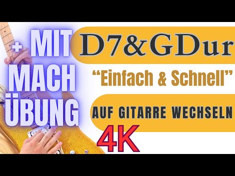 Gitarren Akkorde lernen leicht gemacht! | G Dur und D7 einfach erklärt & mitspielen