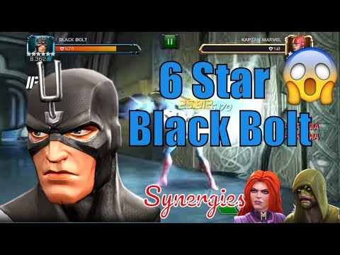 Mcoc 6 Star Copied Black Bolt ROL Gameplay - Marvel Contest of Champions