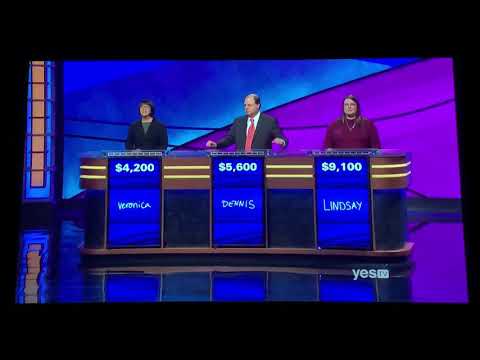 Double Jeopardy, Veronica Vichit-Vadakan Day 5 - 2nd Daily Double (1/17/20)