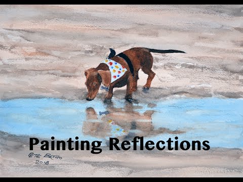 Thumbnail of Painting reflections In Watercolour
