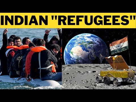 Indian Illegal Migrants INVADE Britain As India Lands On The Moon