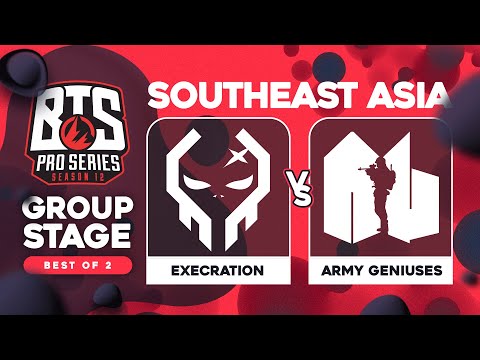 Execration vs Army Geniuses Game 2 - BTS Pro Series 12 SEA: Groups w/ Robbnroll & Otomo