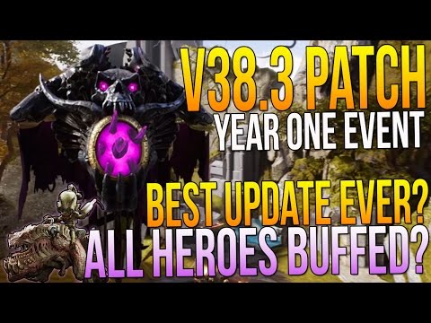 PARAGON V38.3 PATCH & YEAR ONE EVENT! "BEST UPDATE EVER? ALL HEROES BUFFED? MASSIVE META SHIFT!"