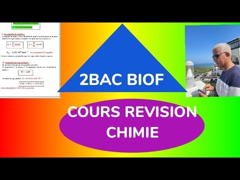 COURS(1) RÉVISION DE CHIMIE 2BAC BIOF