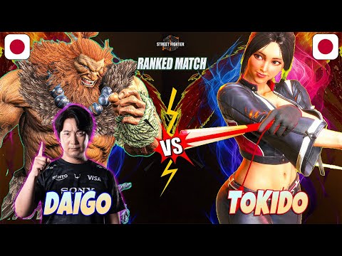 SF6 | DAIGO (Akuma) vs TOKIDO (Mai) 👉 High-Level Street Fighter 6 Gameplay