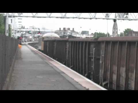 DCR 56311 WITH AN UNUSUAL HORN ON 6Z56 SCRAP AT GLOUCESTER 010612.MP4