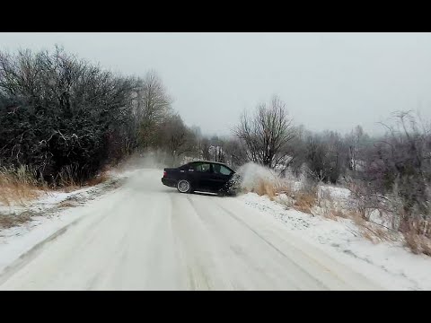 BMW Snow DRIFT & CRASH E39 / E46 – Slipping on the snow (Bulgaria)