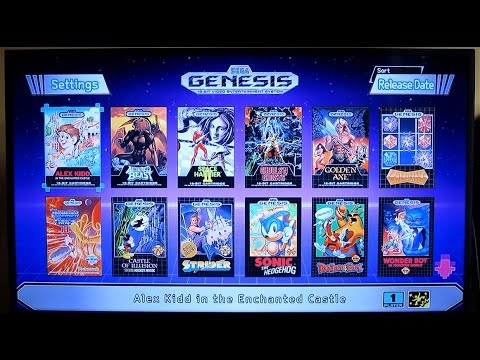 Sega Genesis Mini | List of 42 Games | Quick Review | 1990's Game Console