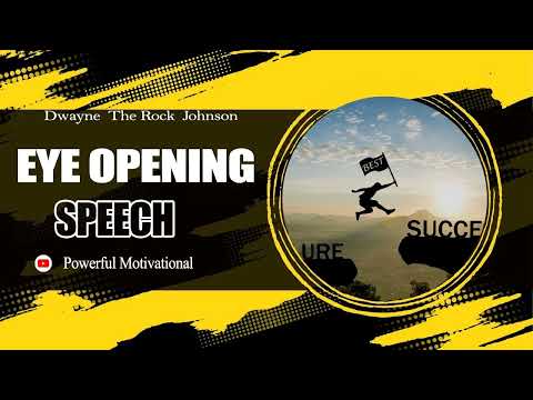 Motivation for Success | Dwayne  The Rock  Johnson's Eye Opening Speech