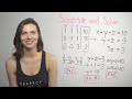 ︎² Gaussian Elimination How Mathbff