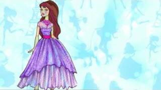 Kadr z teledysku Life Is A Fairytale (Opening)  tekst piosenki Barbie: A Fashion Fairytale (OST)