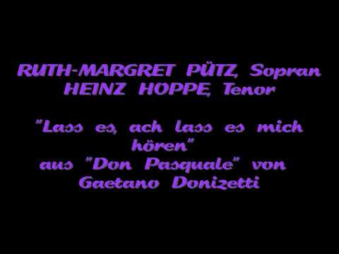 Ruth-Margret Pütz/Heinz Hoppe: "Lass es, ach lass es mich hören"