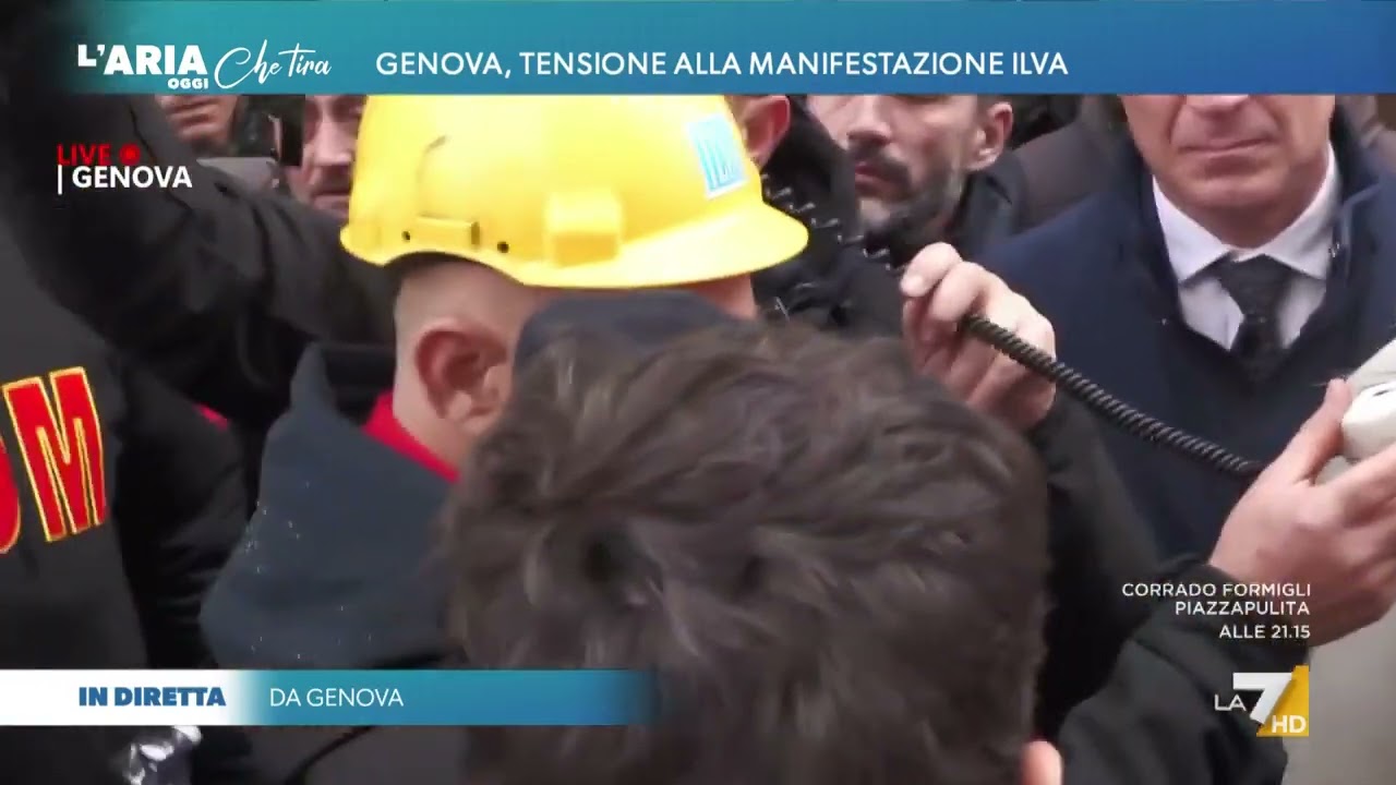 Protesta all’ex ILVA di Genova, Silvia Salis scende in piazza in solidarietà con i lavoratori