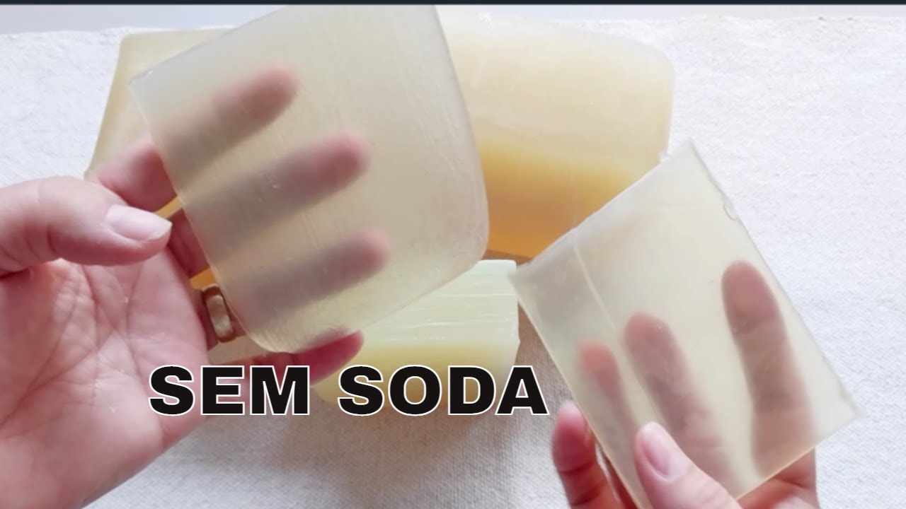 Como Fazer Base Glicerinada sem Soda para Sabonete - Base transparente e muito econômica