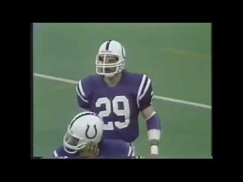 1984 Week 12 - New England at Indianapolis
