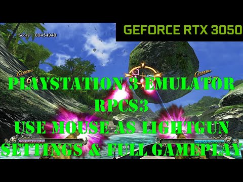 Playstation 3 Emulator RPCS3 - Deadstorm Pirates - Mouse as Lightgun Setup & Gameplay (Nvidia 3050)