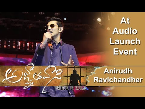 Anirudh Ravichander Live Performance At Agnyathavasi Audio Launch