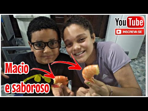 CAMARÃO NO ALHO E MANTEIGA FEITO POR CRIANÇAS | #72