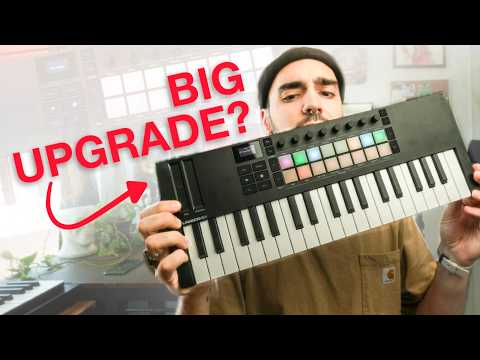 Novation Launchkey Mini 37 MKIV MIDI Keyboard Controller 2024 - Present - Black image 2