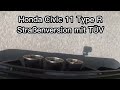 Video: FOX Edelstahl Mittig Sportauspuff-Komplettanlage ab OPF Honda Civic 11 FL Type-R