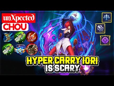 Hyper Carry Iori Is Scary [ unXpected Chou ] Mobile Legends Video