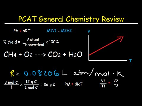 PCAT General Chemistry Review Test Prep Study Guide Course