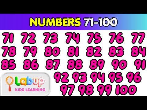 Learn Numbers 71-100 Fast | Fun Counting for Kids | Kids English Study