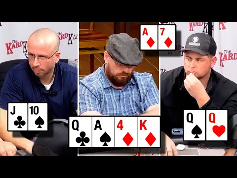 $5000 POT!!! Flopped Set vs. Turned Straight & Flush Draw!