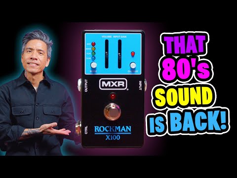 MXR MX100 Rockman X100 Analog Tone Processor 2025 - Present - Black / Blue image 9