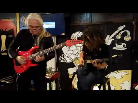 Gideon Lj Tengker with Bellody Dreadstar Reggae jams instrument