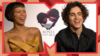“People Are Gonna Think We’re Nuts” Timothée Chalamet & Taylor Russell On Bones And All | MTV Movies