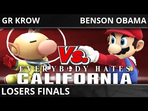 Everbody Hates California (WiiU) - GR Krow VS PBLK | Benson Obama - Losers Finals
