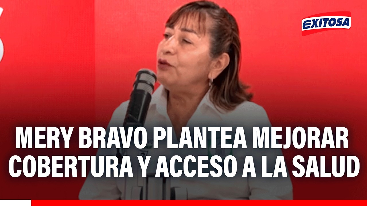 🔴🔵Mery Bravo propone una mejor cobertura y acceso a la salud: “No hay presupuesto ni recursos”
