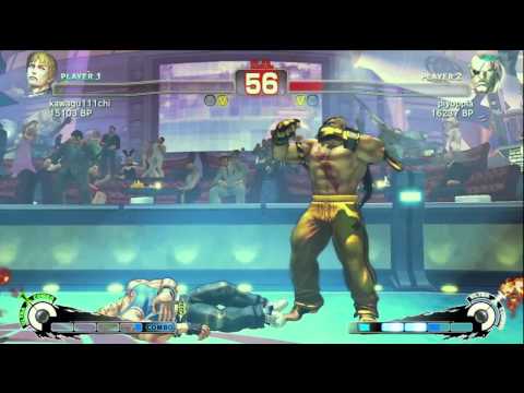 Super Street Fighter IV - kawagu111chi (Cody) Vs piyoppia (Sagat)