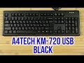 Клавиатура A4Tech KB-720 Black PS/2 - видео