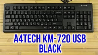 A4Tech KB-720 USB Black - відео 3