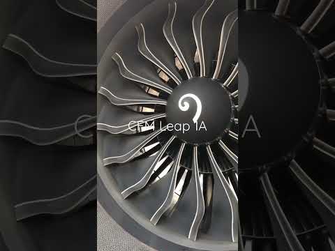 These are the CFM engines that power the Airbus A320#aircraft #airbus #a320 #engine #cfm #neo #leap