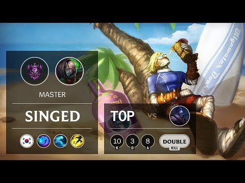Singed Top vs Jax - KR Master Patch 9.21