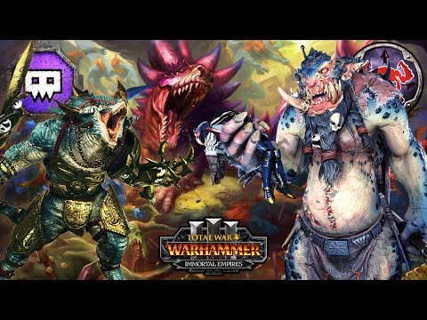 RAZORDONS ARE WILD - Kroq-Gar the Last Defender - Immortal Empires - Total War Warhammer 3