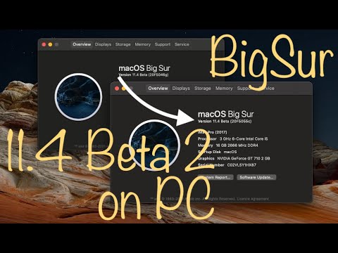 BigSur 11 4 beta 2  another update no CRASH (Full HD 1080p )
