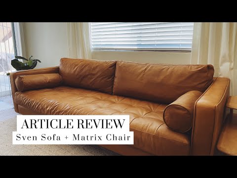 Part of a video titled Article Review | How to clean leather and velvet furniture - YouTube
