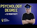 HACK A Psychology Degree In Less Than 12 Months Here S How