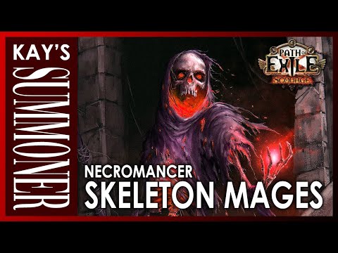 PoE 3.16 - Skeleton Mages Necromancer - Scourge League - Endgame Build