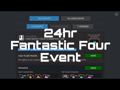 Quickest way to Complete the 24hr Fantastic Four Champion Use Event! - Marvel Contest Of Champions