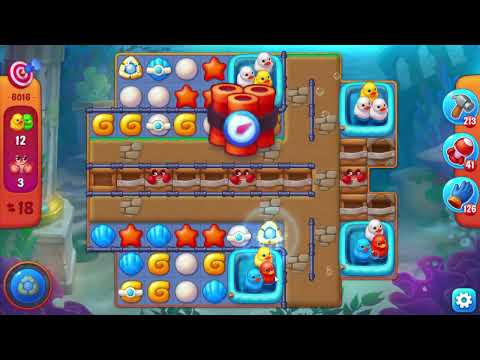 🎯 Fishdom 6016 Challenge Level - 18 moves + 💥💥🧨💣