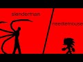 Slenderman Vs Needle Mouse Creepypasta Vs Analog Horror