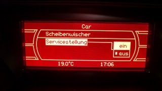 preview picture of video 'Audi A4 B8 (Typ 8K) Scheibenwischer tauschen Servicestellung aktivieren Bj. 2007-2011'