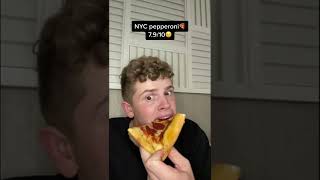 NYC Style Pizza VS Chicago Style Pizza! (Food Battle) #shorts #pizza #challenge