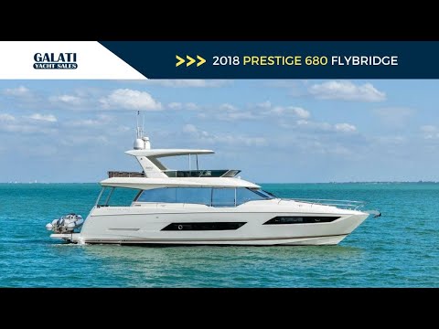 Prestige 680 Flybridge video